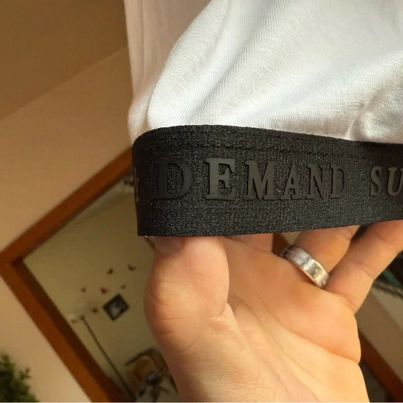 White and Gold Graphic Tee - Picture 3 of 3